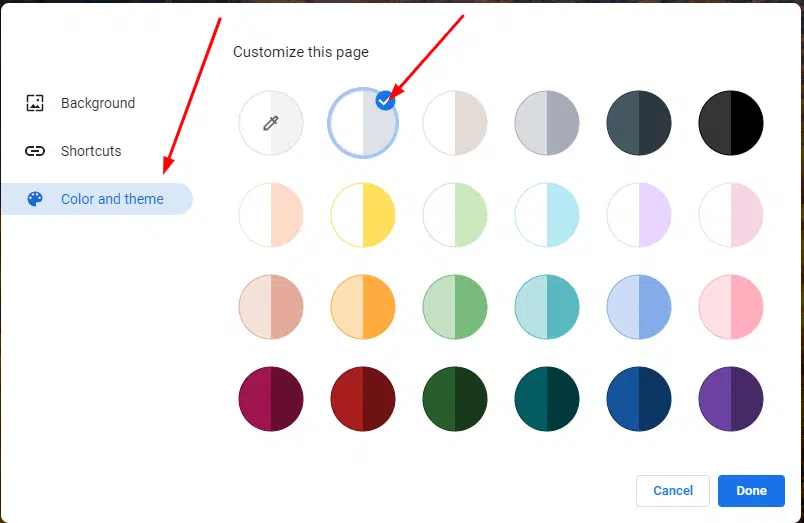  Change Google's Background color