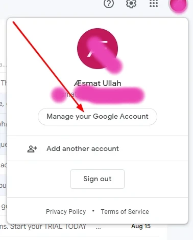 Change Phone Number in Gmail