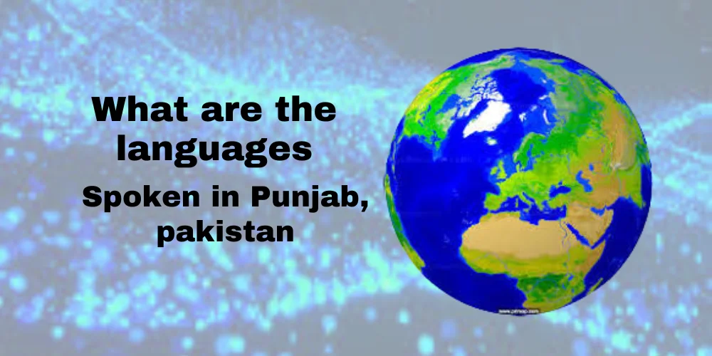 Popular Languages Spoken in Punjab Province of Pakistan – near techno