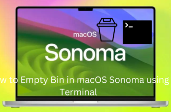 How to Empty bin in macOS Sonoma using Terminal