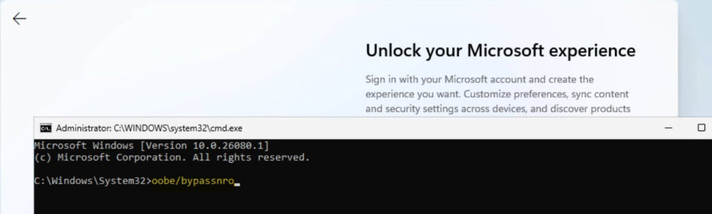 Windows 11 24H2 - Setup without a Microsoft Account
