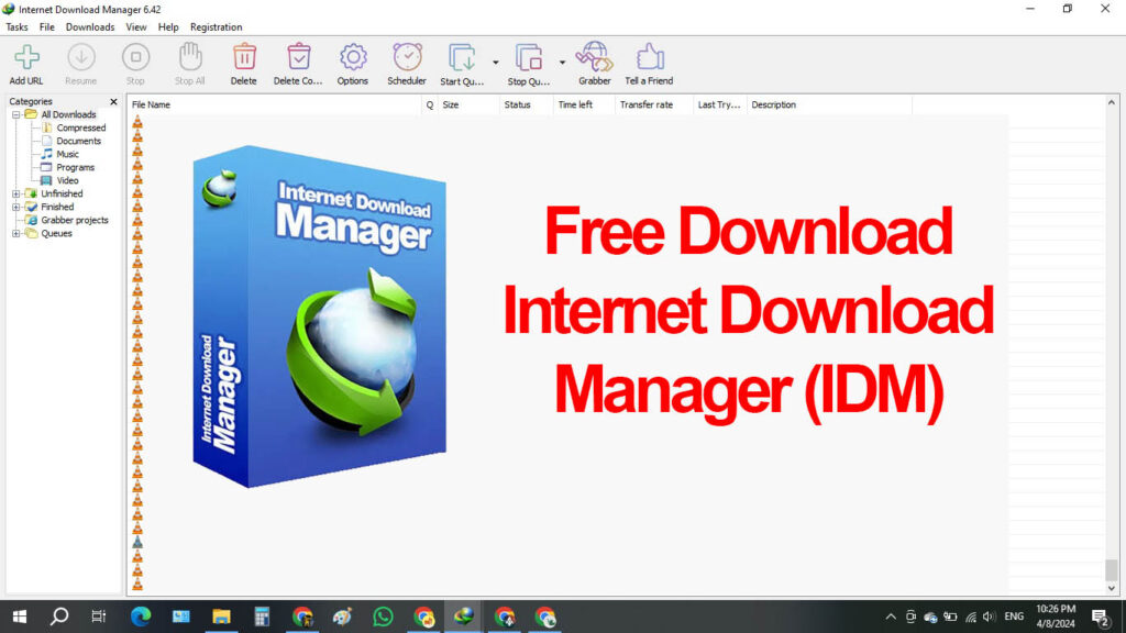 IDM Internet Download Manager Crack is the best tool to download anything from internet.