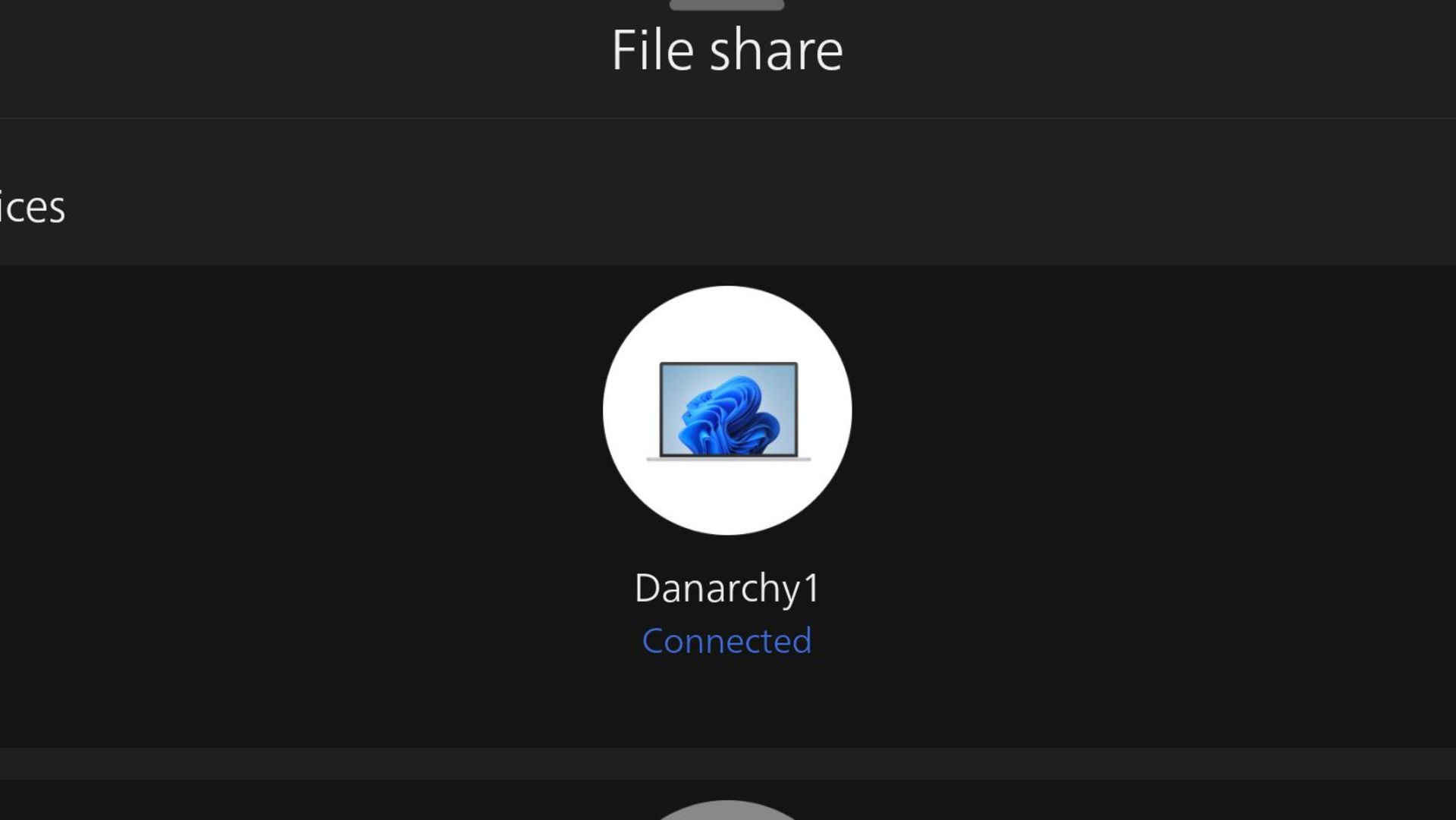 File sharing from Windows to Android