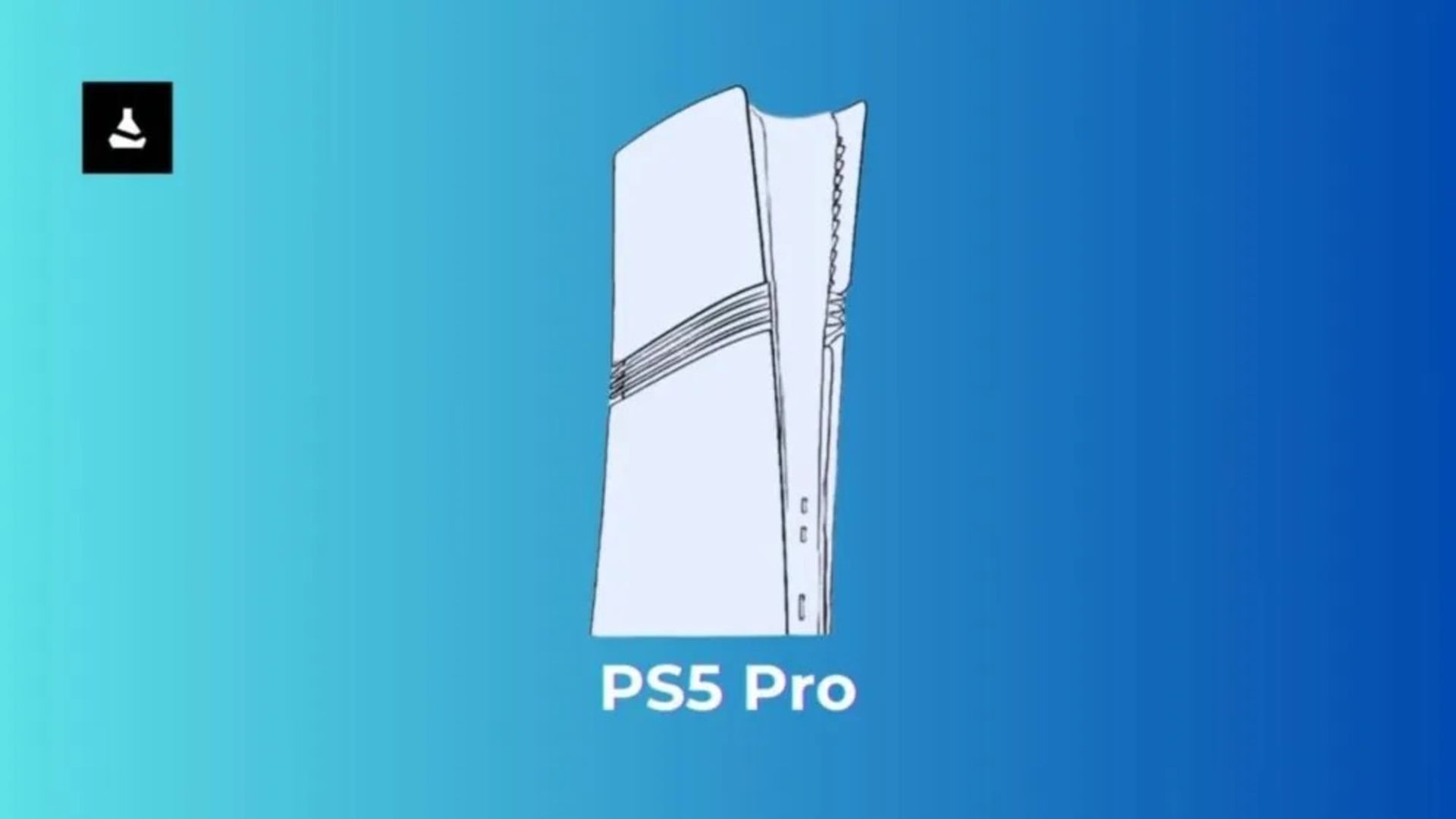 Possible design of PlayStation 5 Pro with three stripes on the body