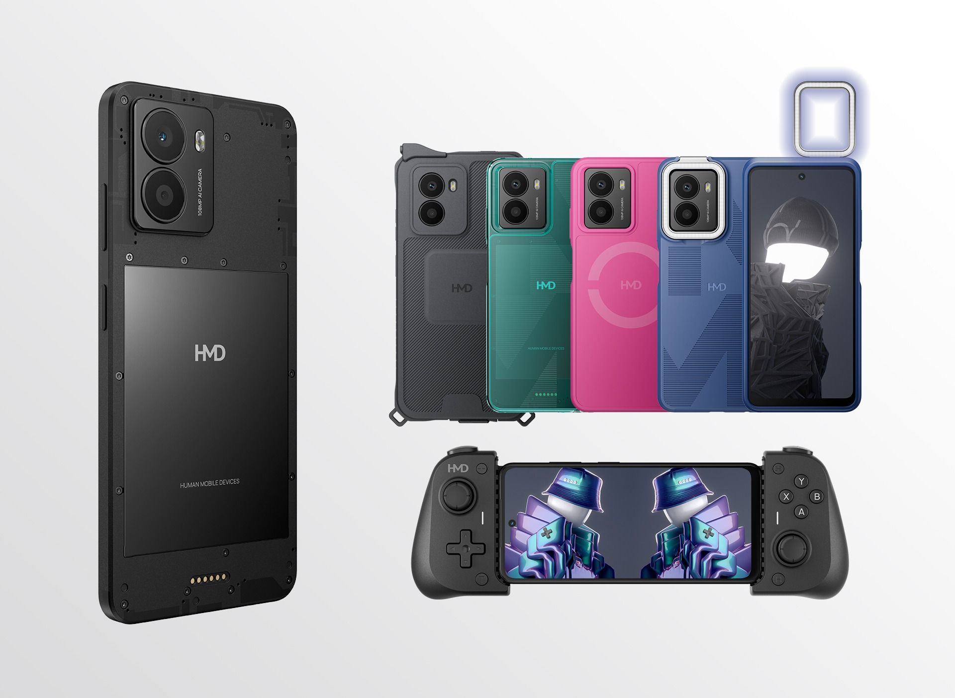 Different modules of HMD Fusion phone