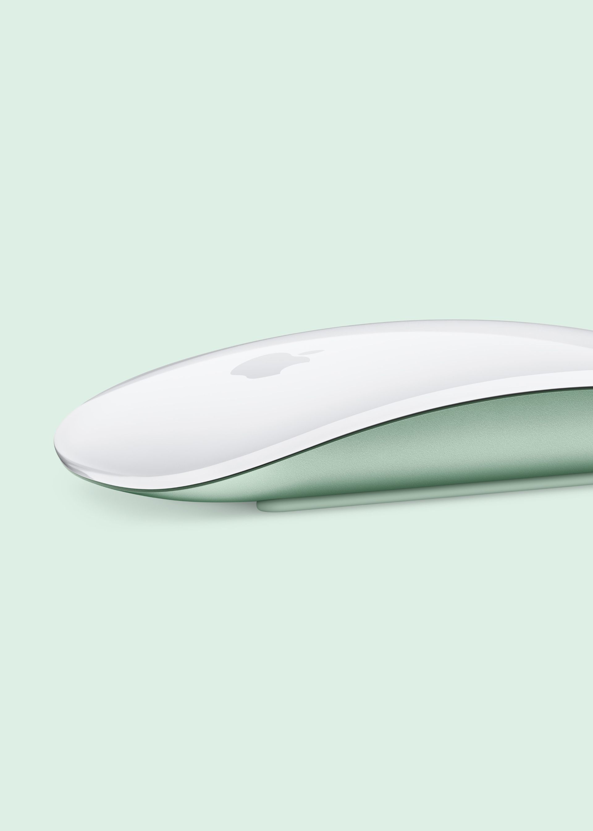 Apple's new Magic Mouse from the side