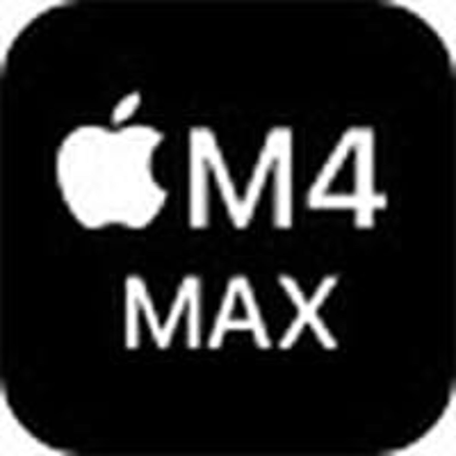 The official logo of Apple's M4 Max processor