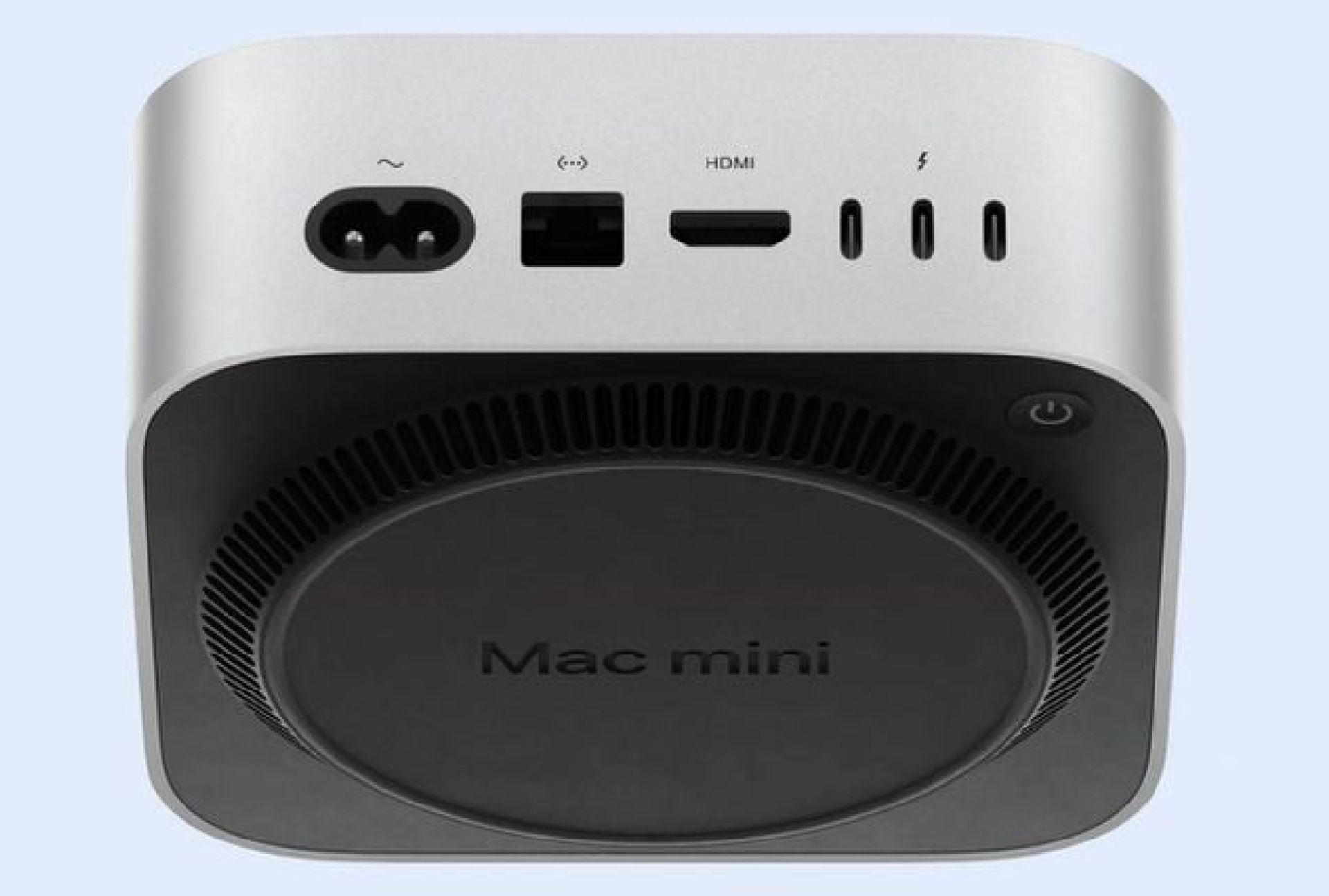 Mac mini 2024 power button